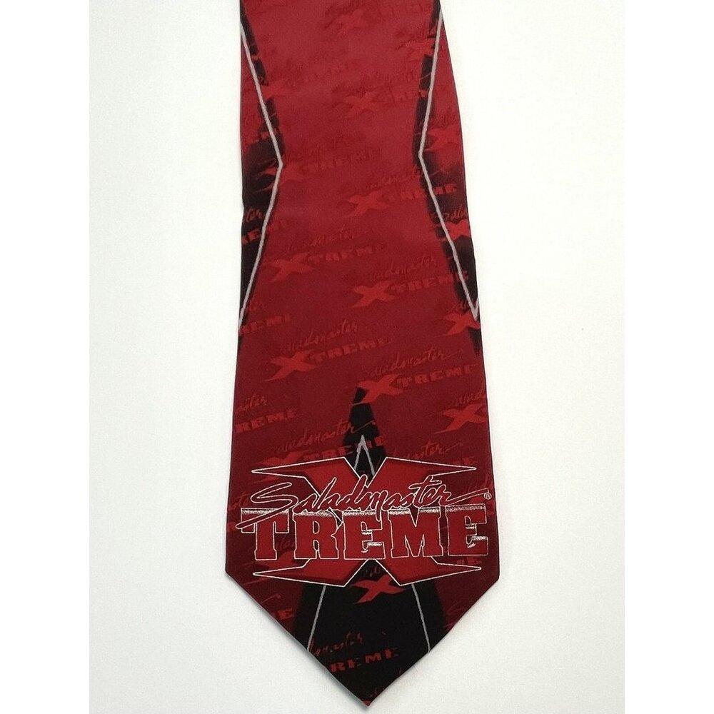 Wolfmark Mens Red SALADMASTER XTREME Neckwear Necktie NECK TIE 98085 Rare EUC